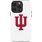 Indiana University IU Logo White iPhone 13 Pro Impact Case