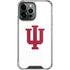 Indiana University IU Logo White iPhone 13 Pro Max Clear Case