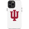 Indiana University IU Logo White iPhone 13 Pro Max Impact Case