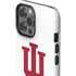 Indiana University IU Logo White iPhone 13 Pro Max Impact Case