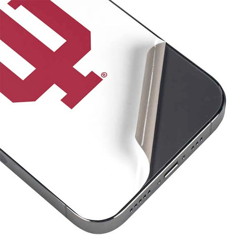 Indiana University IU Logo White iPhone 13 Pro Max Skin