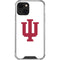 Indiana University IU Logo White iPhone 14 Clear Case