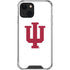 Indiana University IU Logo White iPhone 14 Clear Case