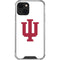 Indiana University IU Logo White iPhone 14 Plus Clear Case