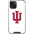 Indiana University IU Logo White iPhone 14 Plus Clear Case