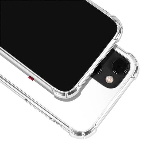 Indiana University IU Logo White iPhone 14 Plus Clear Case
