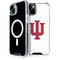 Indiana University IU Logo White iPhone 15 Plus MagSafe Case
