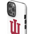 Indiana University IU Logo White iPhone 14 Pro Max Impact Case
