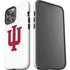 Indiana University IU Logo White iPhone 15 Pro Max Impact Case