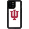 Indiana University IU Logo White iPhone 14 Pro Max Waterproof Case