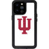 Indiana University IU Logo White iPhone 14 Pro Max Waterproof Case