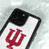 Indiana University IU Logo White iPhone 14 Pro Max Waterproof Case