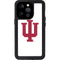 Indiana University IU Logo White iPhone 15 Pro Waterproof Case