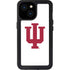 Indiana University IU Logo White iPhone 15 Waterproof Case