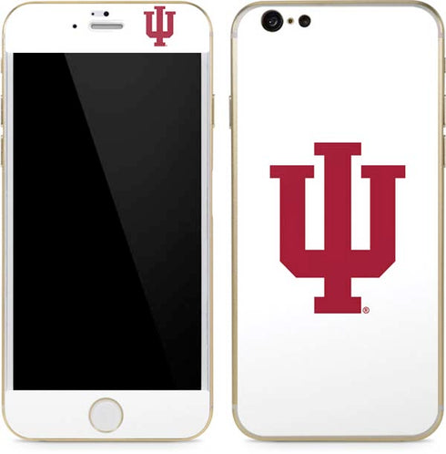 Indiana University IU Logo White iPhone 6/6s Skin