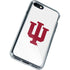 Indiana University IU Logo White iPhone SE (2nd & 3rd Gen) Clear Case