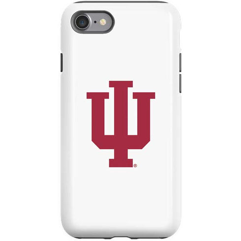 Indiana University IU Logo White iPhone SE (2nd & 3rd Gen) Pro Case