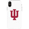 Indiana University IU Logo White iPhone X Pro Case