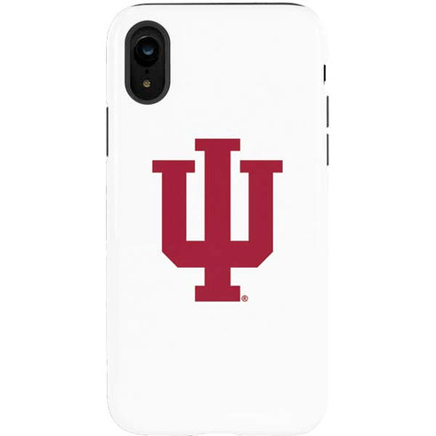 Indiana University IU Logo White iPhone XR Pro Case