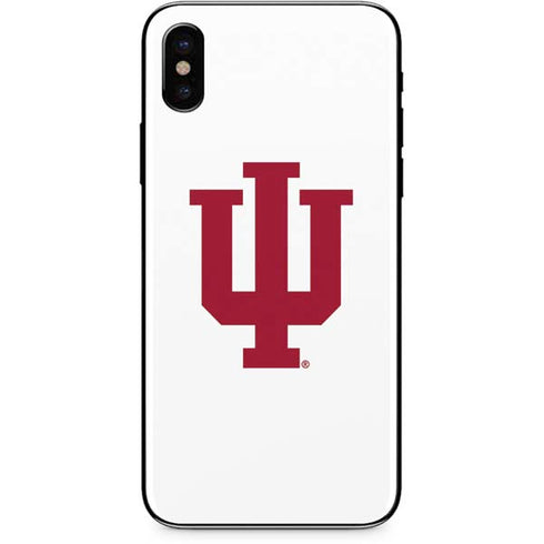 Indiana University IU Logo White iPhone XS Max Skin