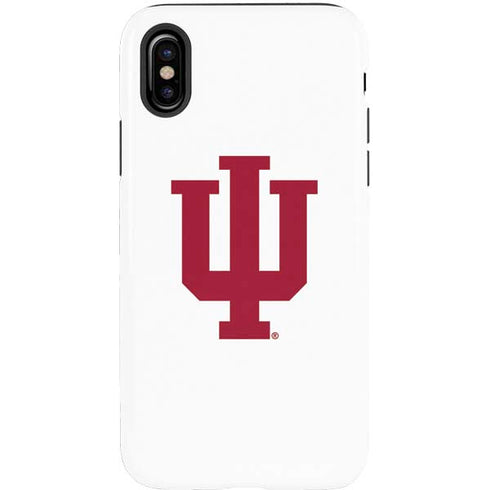 Indiana University IU Logo White iPhone XS Pro Case