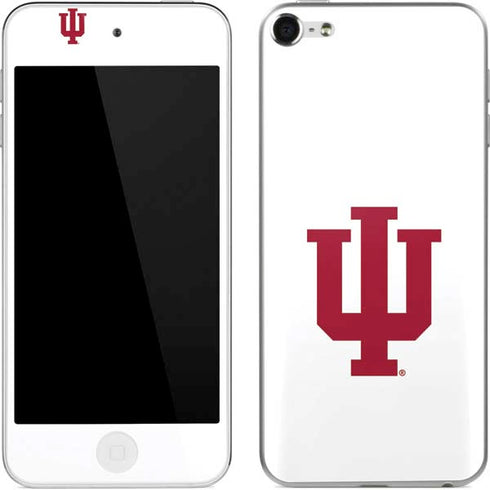 Indiana University IU Logo White Apple iPod Skin