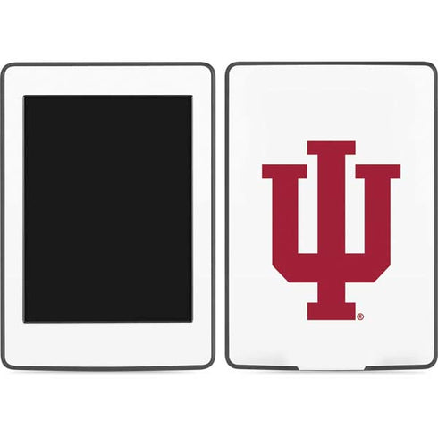 Indiana University IU Logo White Amazon Kindle Skin