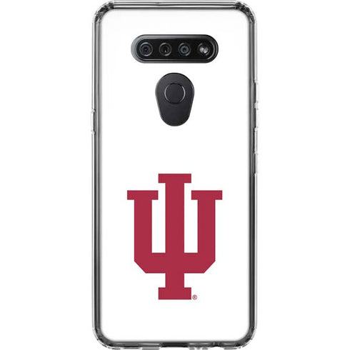 Indiana University IU Logo White LG K51/Q51 Clear Case