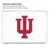 Indiana University IU Logo White MacBook Air 15in (2023-2025) Case plus Skin