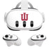 Indiana University IU Logo White Meta Quest 3 Skin
