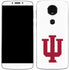 Indiana University IU Logo White Moto E5 Plus Skin