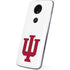 Indiana University IU Logo White Moto E5 Plus Skin
