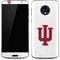 Indiana University IU Logo White Moto G6 Skin