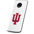 Indiana University IU Logo White Moto G6 Skin