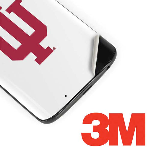 Indiana University IU Logo White Moto G6 Skin