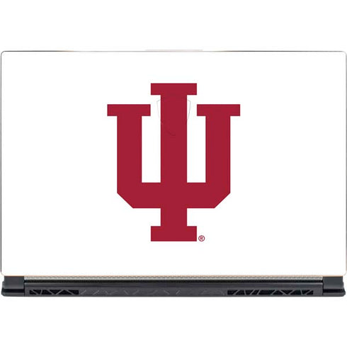 Indiana University IU Logo White MSI GS65 Stealth Laptop Skin