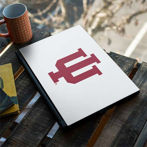 Indiana University IU Logo White MSI GS65 Stealth Laptop Skin