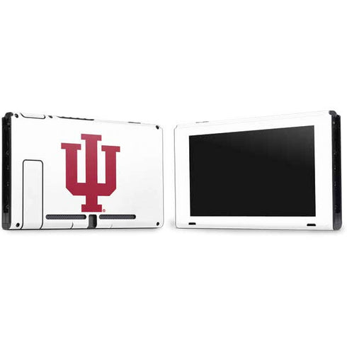 Indiana University IU Logo White Nintendo Switch Bundle Skin
