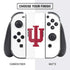 Indiana University IU Logo White Nintendo Switch Bundle Skin