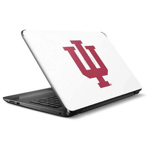 Indiana University IU Logo White HP Notebook Skin