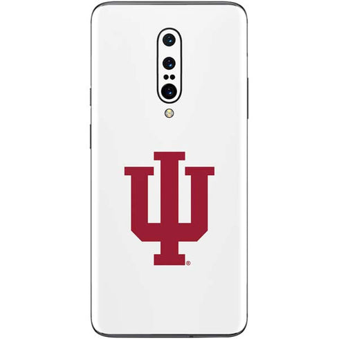 Indiana University IU Logo White OnePlus 7 Pro Skin