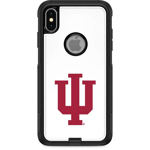 Indiana University IU Logo White Otterbox Commuter iPhone Skin