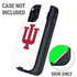 Indiana University IU Logo White Otterbox Defender iPhone Skin