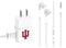 Indiana University IU Logo White Phone Charger Skin