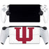 Indiana University IU Logo White PlayStation Portal Remote Player Skin