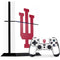 Indiana University IU Logo White PS4 Console and Controller Bundle Skin