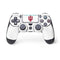 Indiana University IU Logo White PS4 Pro/Slim Controller Skin