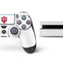 Indiana University IU Logo White PS4 Slim Bundle Skin