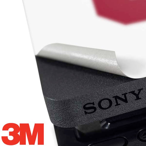 Indiana University IU Logo White PS4 Slim Bundle Skin