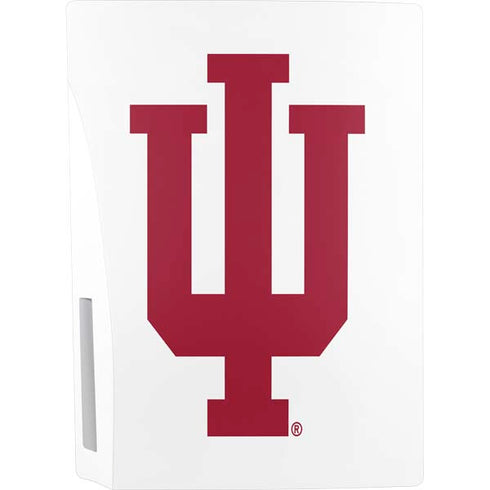 Indiana University IU Logo White PS5 Console Skin